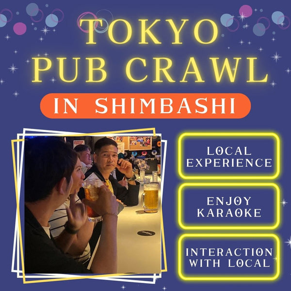 Japanese "Snack bar" hopping tour in Shimbashi